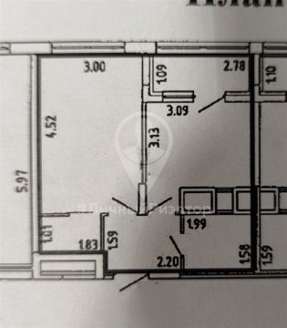 1-к квартира, 9/15 эт., 30м²