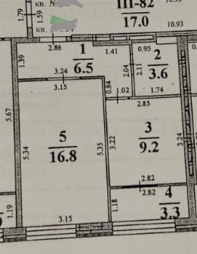 1-к квартира, 16/16 эт., 36м²