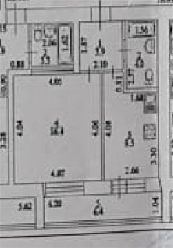 1-к квартира, 6/9 эт., 37м²