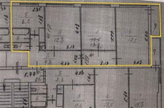 3-к квартира, 9/10 эт., 66м²