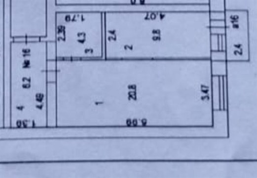 1-к квартира, 3/5 эт., 43м²