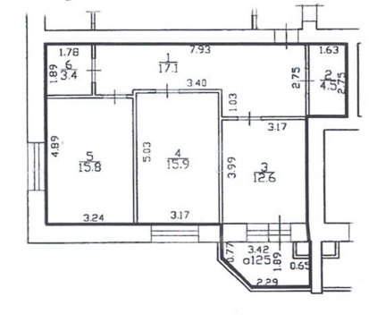 2-к квартира, 4/17 эт., 69м²