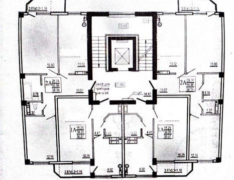 2-к квартира, 8/9 эт., 60м²