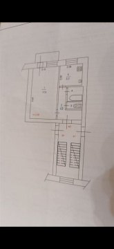 1-к квартира, 4/5 эт., 31м²