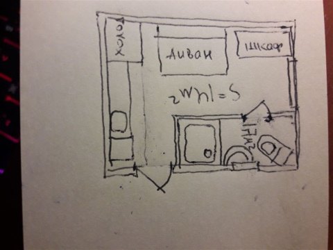 Дом 32м², участок 1 сот.