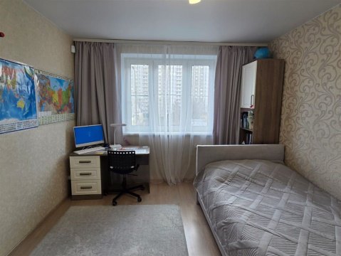 2-к квартира, 2/22 эт., 57м²