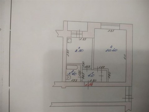 1-к квартира, 2/5 эт., 36м²