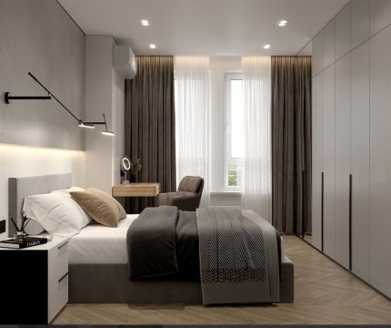 1-к квартира, 9/16 эт., 43м²