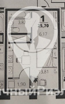 1-к квартира, 6/26 эт., 25м²