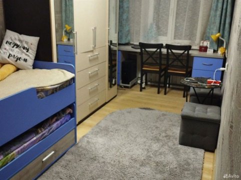 2-к квартира, 1/4 эт., 45м²