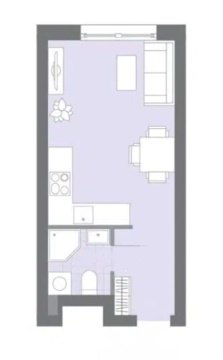 Студия, 29/32 эт., 23м²