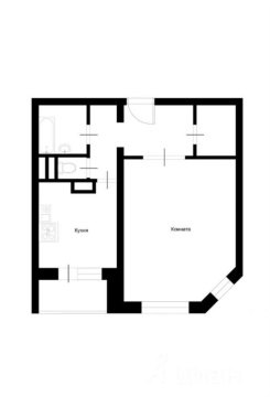 1-к квартира, 10/16 эт., 41м²