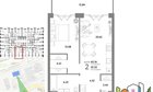 2-к квартира, 12/33 эт., 65м²