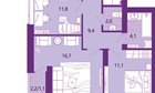 3-к квартира, 2/4 эт., 98м²