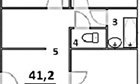 3-к квартира, 2/5 эт., 69м²